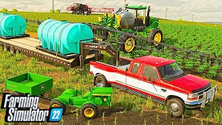 I HELP THE NEW GUY WITH HIS FARM! | FARMING SIMULATOR 22