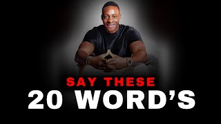Wesley Virgin: Manifest Anything With These 20 Words Script!! Almost Instantly!