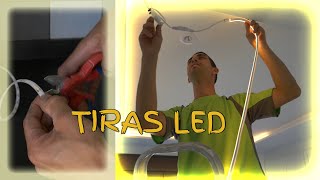 ✨CÓMO INSTALAR TIRAS LED ✨ en muebles COCINA y TECHO | CÓMO CORTAR TIRAS LED✨[2 INSTALACIONES]