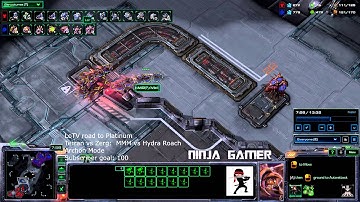 Starcraft 2 Legacy of the Void Terran vs Zerg   MMM vs Roach Archon mode, Road to Platinum