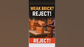How to identify bad bricks on site,Brick testing method on site,Site engineer brick quality check