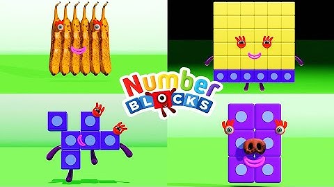 NEW! NUMBERBLOCKS Quadparison Part 20 | 3D Blender Lab