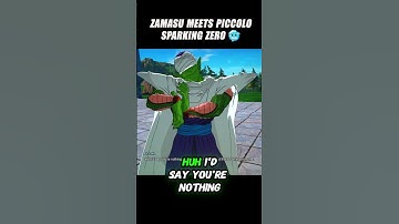 Zamasu Meets Piccolo Sparking Zero Lol 🥶 #crashout #zamasu #sparkingzero #dragonballz #dbz
