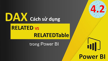 DAT105 Phân Tích Dữ Liệu Nâng Cao - Bài 4.2 DAX - Related và RelatedTable trong Power BI