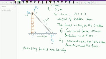 Engineering mechanics : - ( Lader Friction ; Solving problem ) - 42.