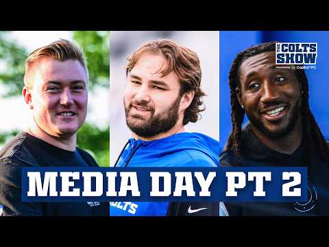 One-on-one with Bernhard Raimann, Tanor Bortolini & Mo Alie-Cox | The Colts Show | Podcast