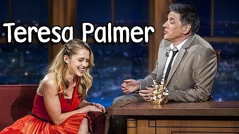 EVERY Teresa Palmer with Craig Ferguson!  Show
