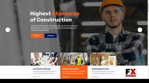 Konstro - Construction HTML Template renovation building