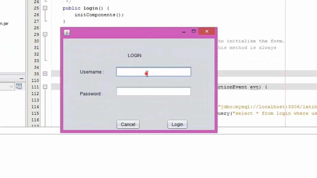 Cara login di