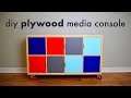 How To Build A DIY Plywood Media Console // Limited Tools Build How To Build A DIY Plywood Media Console // Limited Tools Build