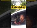 Lil Baby gets ticket for tinted windows #lilbaby #ticket #police #cops #policeofficer