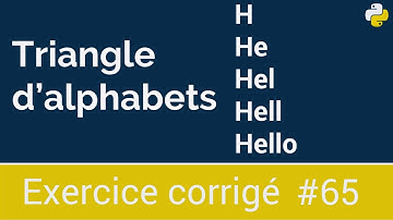 Exercice corrigé #65 :  Triangle formé à partir d