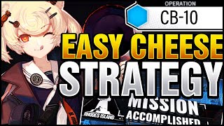 HOW TO BEAT CB-10 EASY WITH ANY TEAM! (low star clear) Arknights!