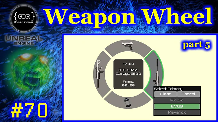 Customisable Weapon Wheel - FINAL - #70 Make a Multiplayer Game from scratch in Unreal Engine 5