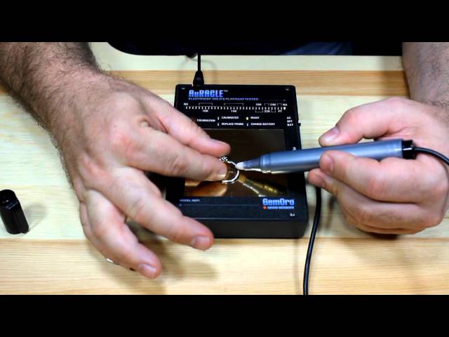 How to use the AuRACLE Electronic Gold Tester 