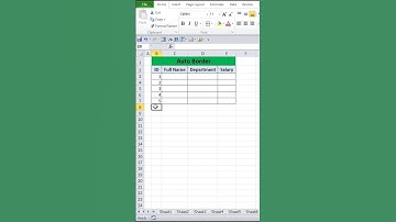 🔥How to Create Automatic Borders in Excel | Auto Border Trick 2025 |#Excel #border