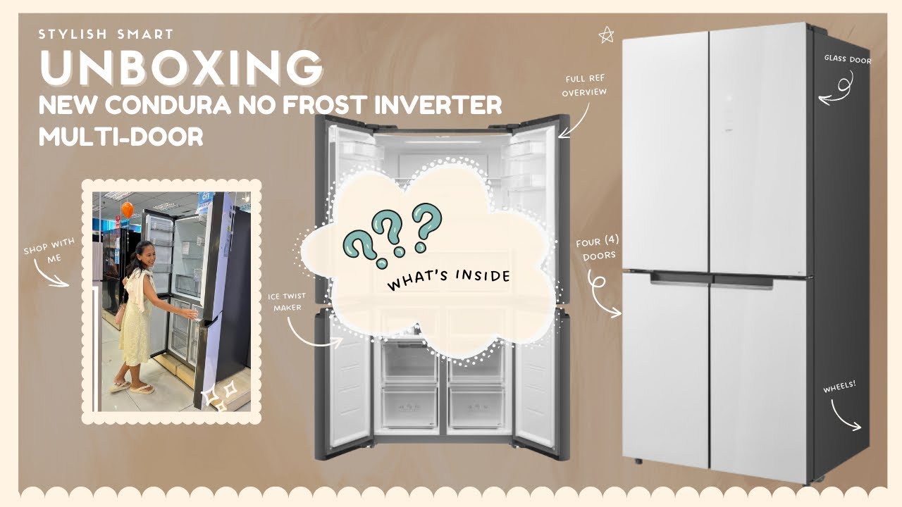 Condura NEW CONDURA ICON NO FROST INVERTER MULTI-DOOR REFRIGERATOR | Smart ...