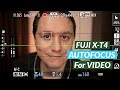 Best AUTOFOCUS setting for the Fuji X-T4 in VIDEO mode