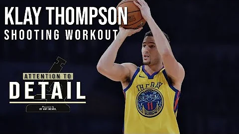 FULL Klay Thompson Shooting Workout // #AttentionToDetail🔬