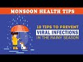 Monsoon Health Tips to Stay Healthy | Precautions to be taken during Monsoon | Tips in Rainy Season