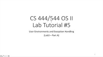 CS444/544 OS II Lab Tutorial 5 by Yeongjin Jang