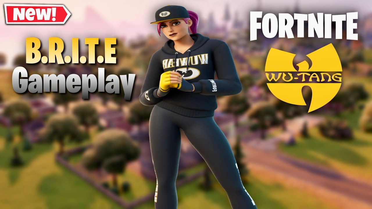 *NEW* B.R.I.T.E Skin Gameplay (Fortnite X WuTang) YouTube