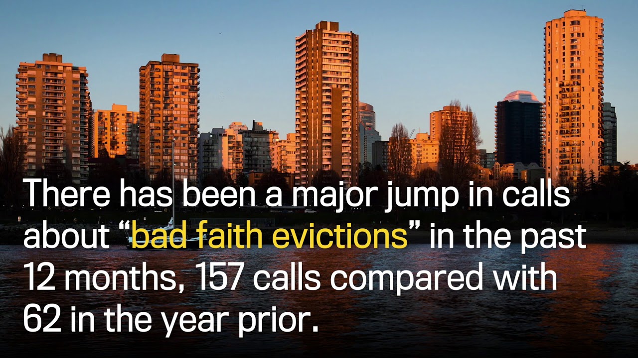 Complaints over wrongful evictions rising fast.