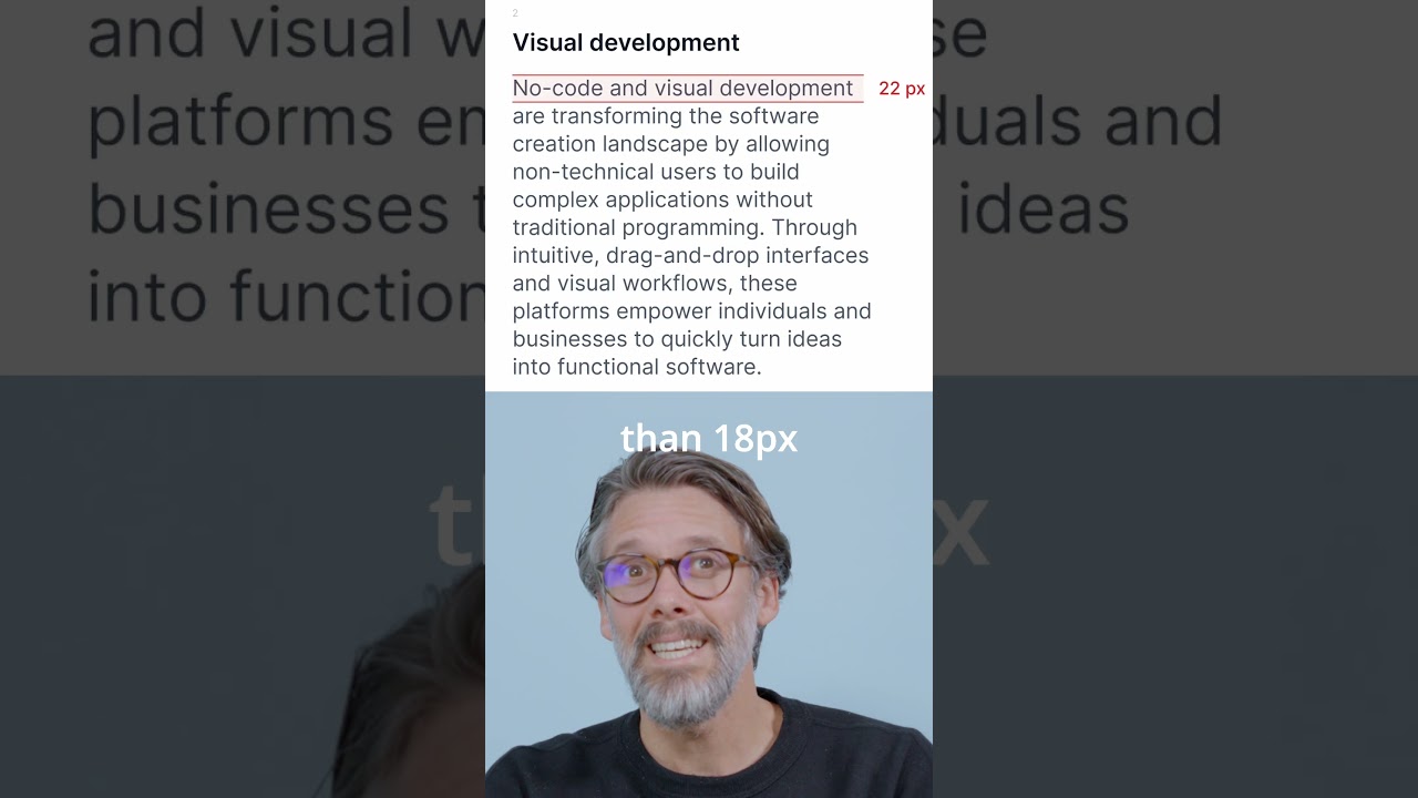 3 Tips for Better Text Readability #typography #webdevelopment #uidesign #bubblenocode