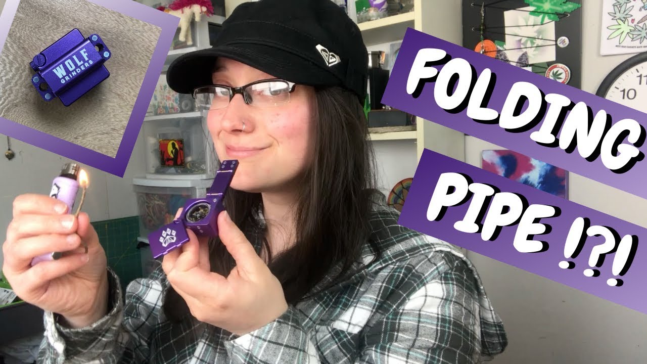 Smoking from a Folding Pipe?! The Scorpion from Wolf Grinders