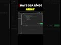 DAY6 DSA 6/450🥱 #codeeveryday #coding #codeadventure #codingjourney #450challenge #dsa