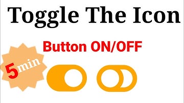 How to toggle the icon and class in JavaScript | icon ko toggle kaise kare |