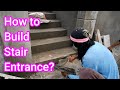 How to Construct Main Stairs Entrance (Paano Pagbuo ng Hagdanan) Bungalow House Philippines