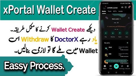 Xportal Wallet Create || Doctor X Multiverse Address Bind From Xportal Wallet