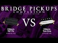 Dimarzio paf pro vs tone zone  passive bridge guitar pickup comparison tone demo