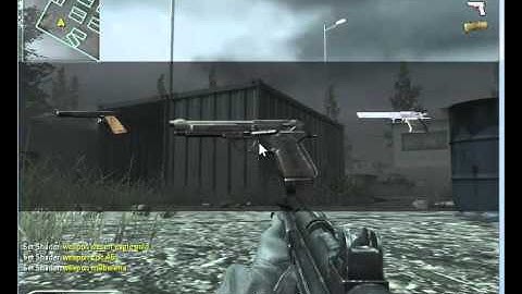 COD4 in-game create a class early stage