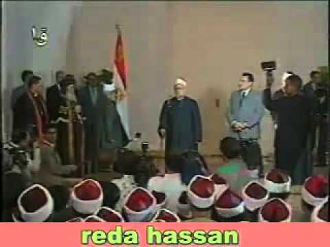 كلمات الشعراوى والغزالى وجاد الحق للرئيس حسني مبارك