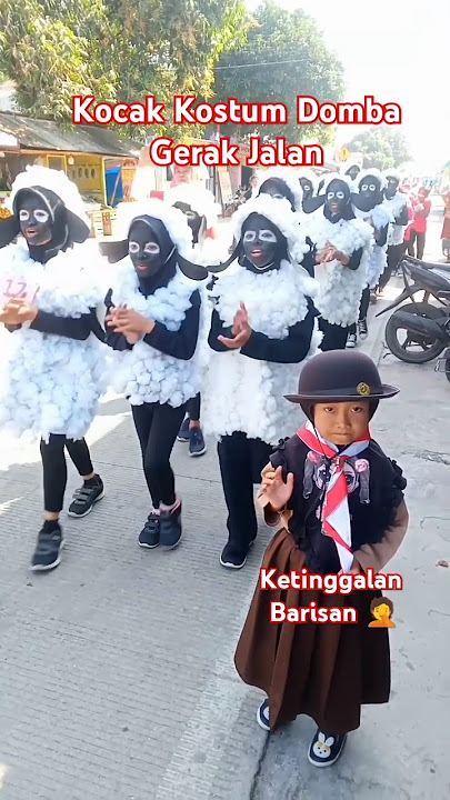 Gerak Jalan Kostum Domba Lomba Agustusan #shorts #shortsfeed #shortsviral #trending #hutri #yelyel