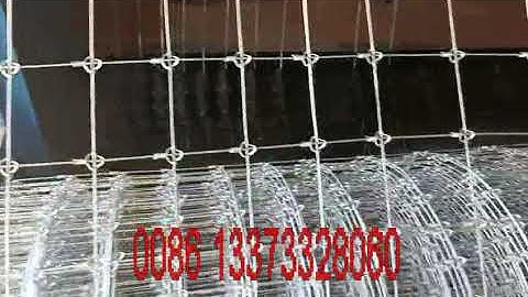 Russia and Australia Market Popular Fixed Knot Fence Machine