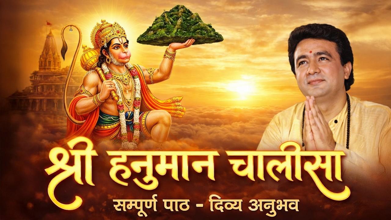 LIVE: श्री हनुमान चालीसा | Hanuman Chalisa | Jai Hanuman Gyan Gun Sagar | Hanuman Bhakti