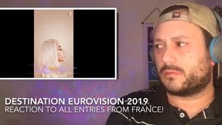 Destination Eurovision 2019 (France) - Reaction to all songs!