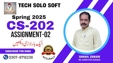 CS202 Assignment 2 Solution Spring 2025 | CS202 Assignment 2 Solution | CS202 100% | TechSoloSoft