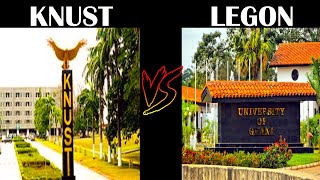 LEGON vs KNUST (Facilities, Ranking, Cut-off points, Location)