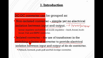 Lecture EET307: DC DC Converter (Part 1)