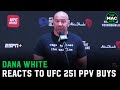 Dana White reacts to UFC 251 PPV buy-rate; says Jorge Masvidal is one of the UFC’s biggest stars