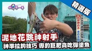 【馬來西亞】泥地花跳神射手 神準拉鉤技巧專釣巨型彈塗魚《世界第一等》872集精華版