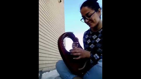 Cega Lyra 16-String Small Harp Portable 19-String Lyre Instrument