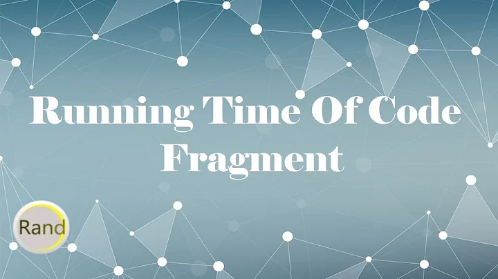 Running Time Of Code Fragment