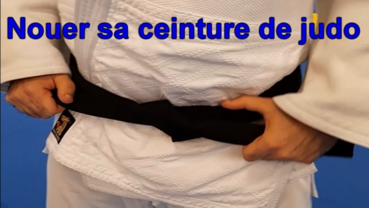 Nouer sa ceinture de judo - YouTube