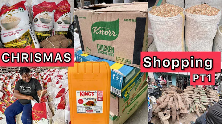 See all I GOT with N400,000  for CHRISTMAS |Current Cost of Food in a Nigerian Market