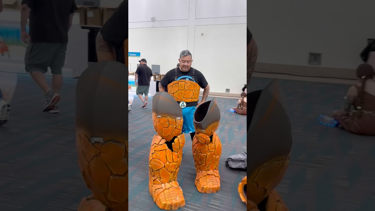 Being The Thing at LA Comic Con #marvel #cosplayer #lacomiccon #fantasticfour